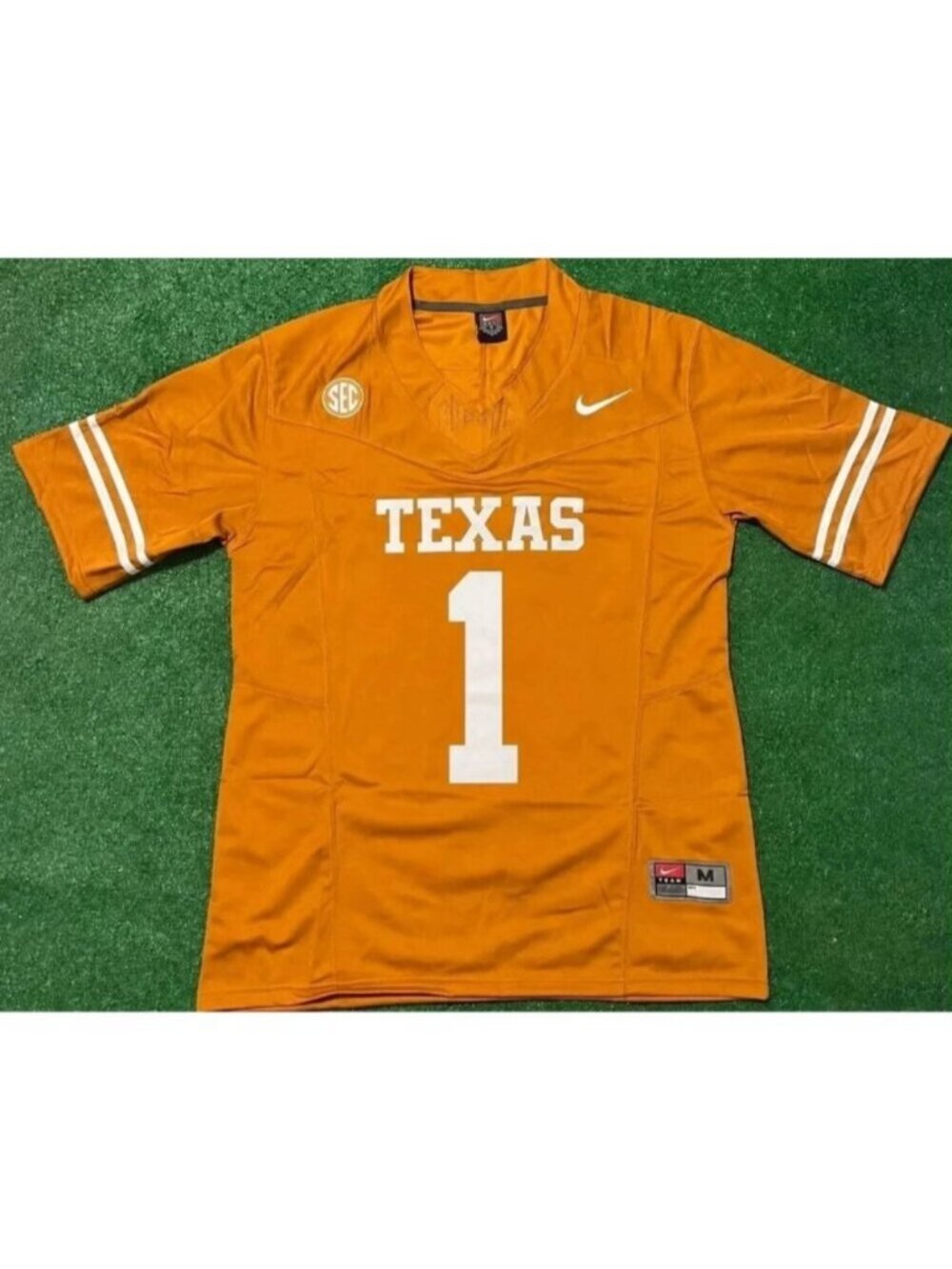 Colin Simmons Orange Stitched Jersey Vapor